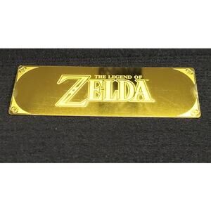 The Legend of Zelda Gold-plated Bookmark Solid Brass Nintendo Game Hyrule Crest